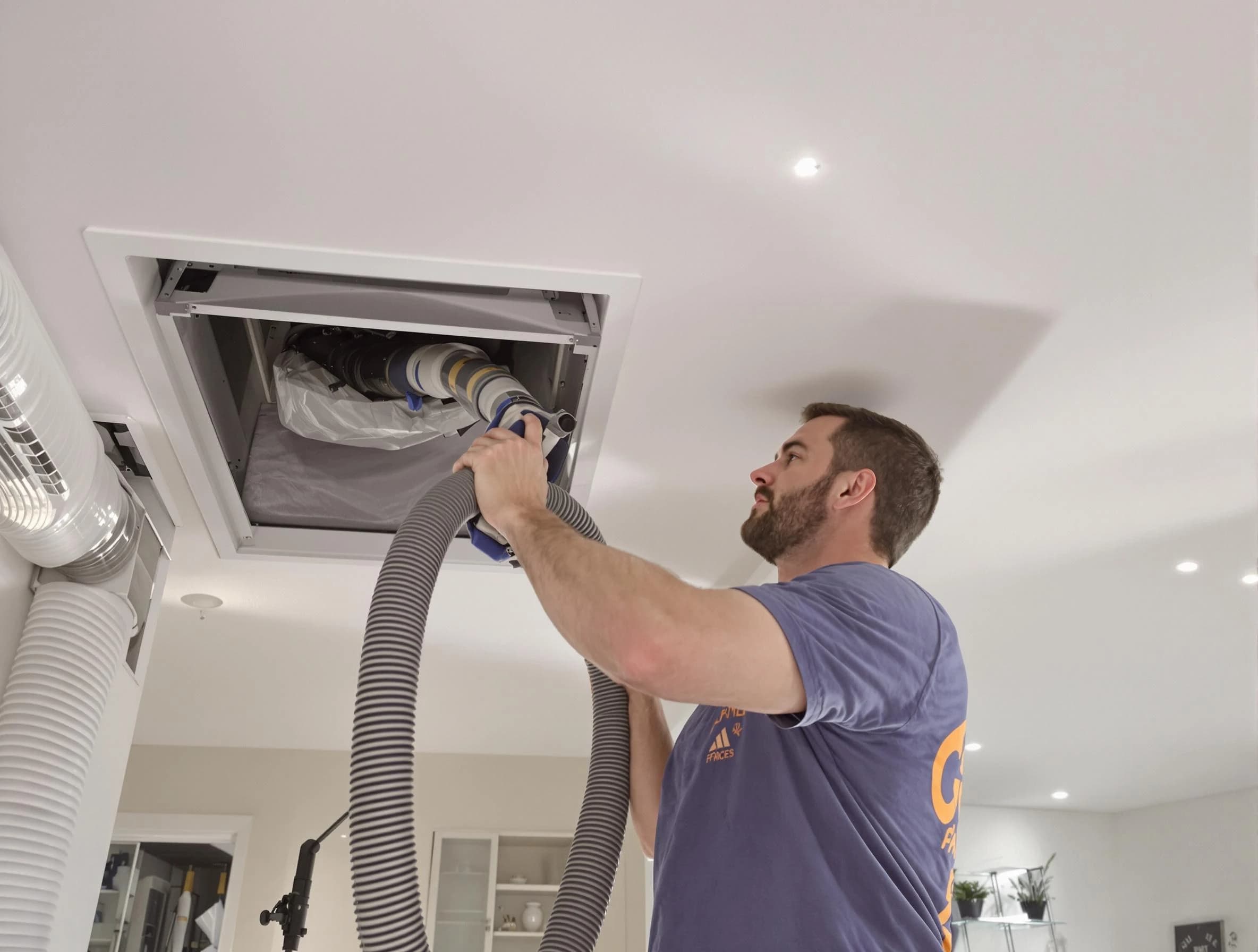 Precision indoor duct cleaning by Yukon Air Duct Cleaning in Yukon
