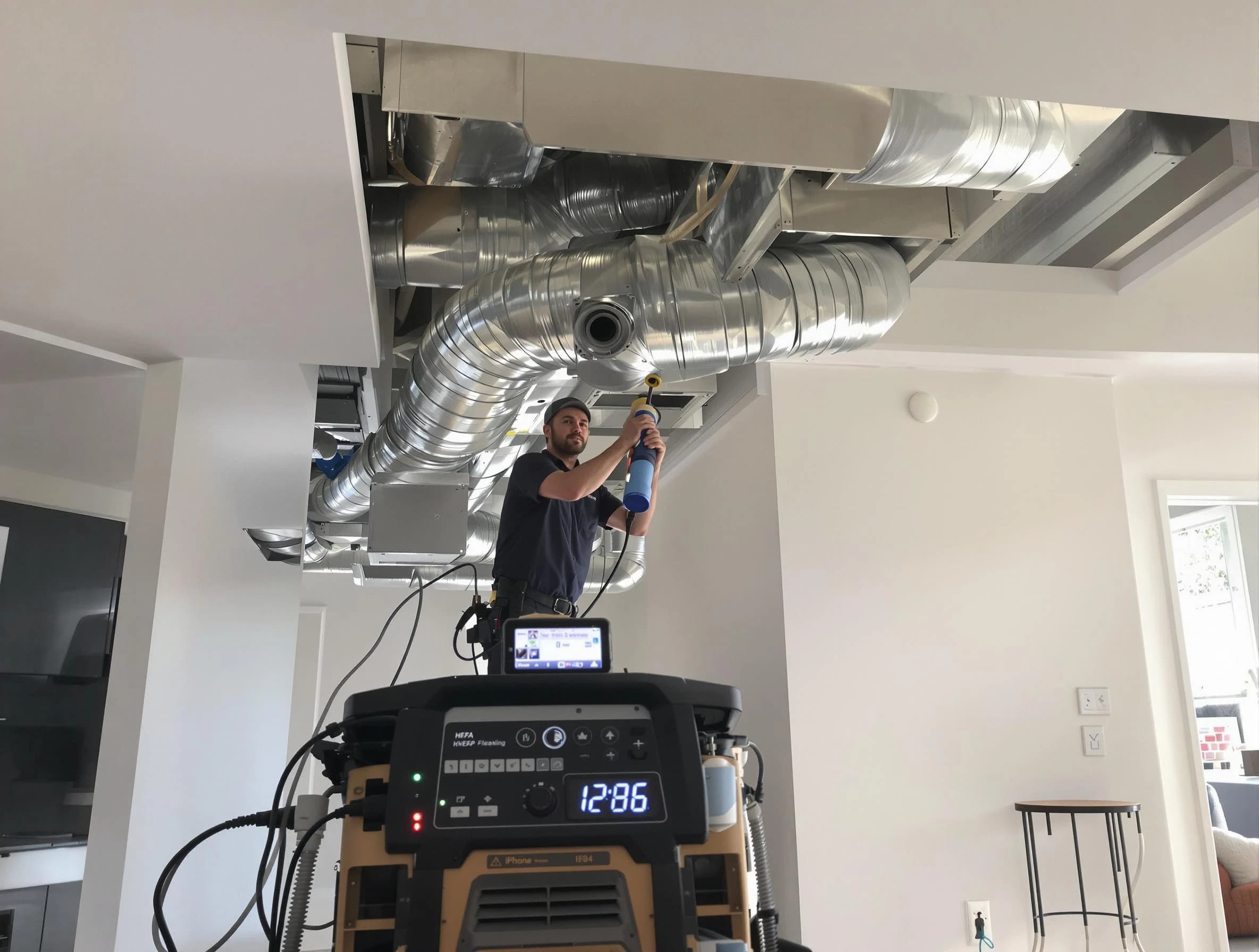 Advanced pure air duct cleaning by Yukon Air Duct Cleaning in Yukon