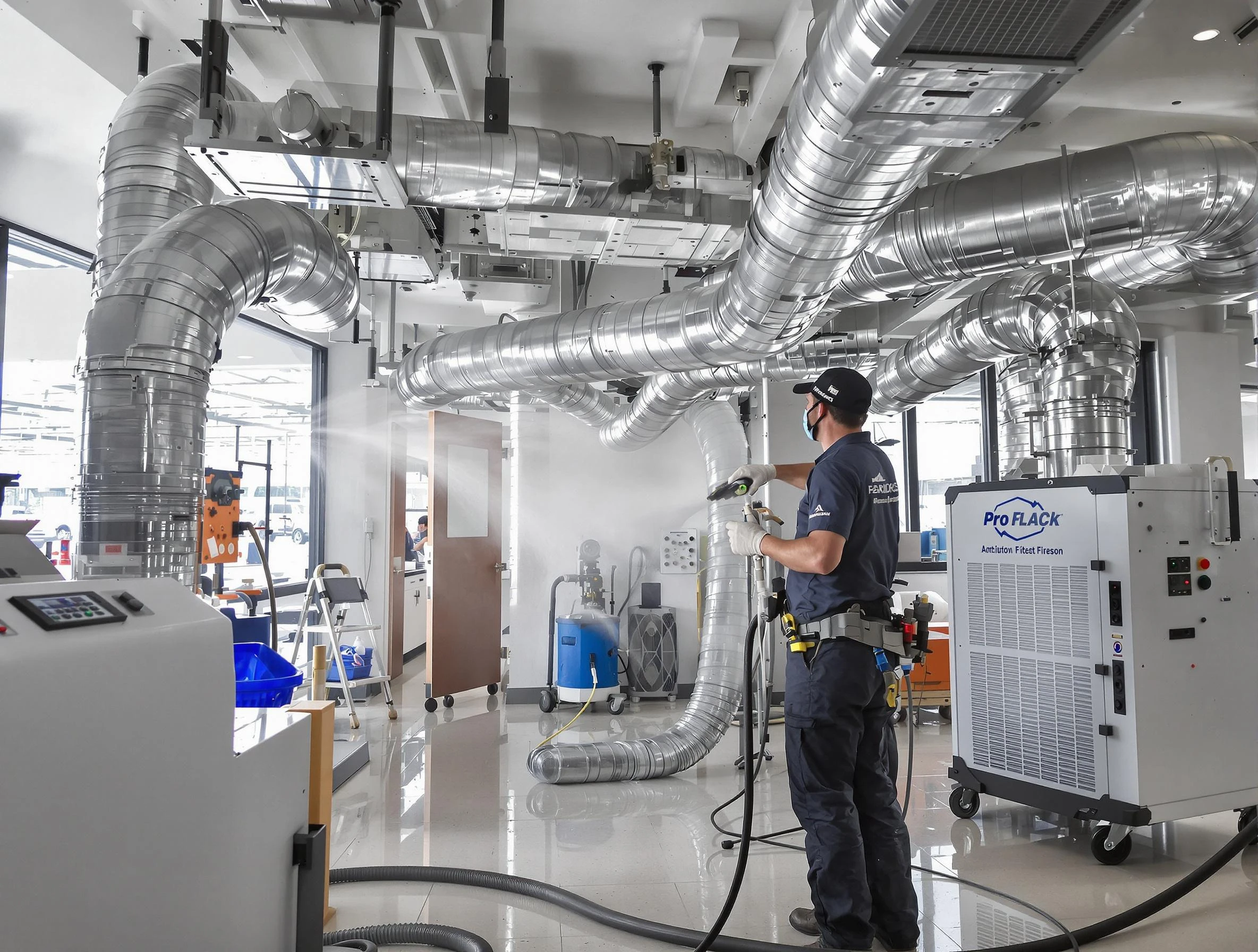 Negative Pressure Air Duct Cleaning in Yukon