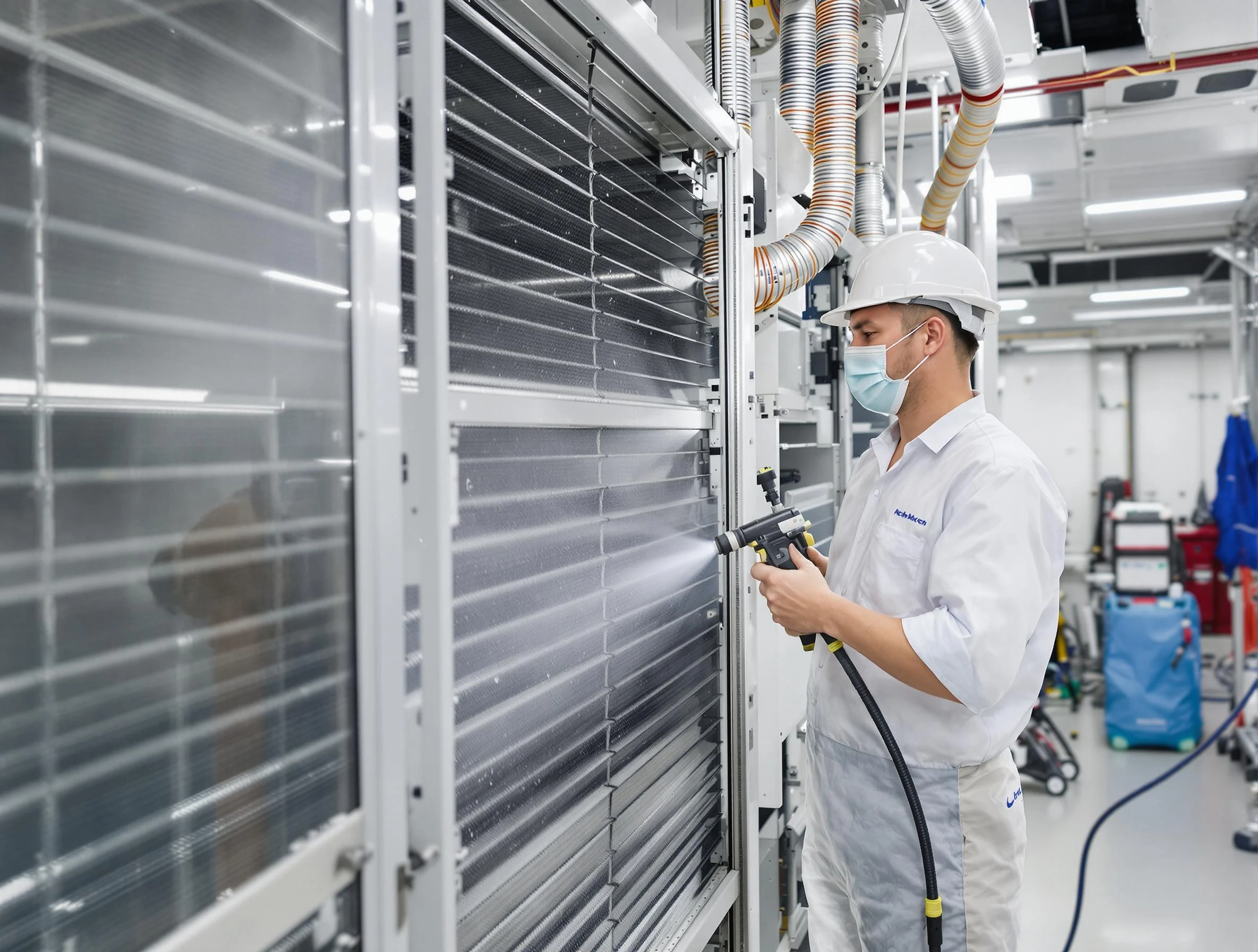 Professional AC coil cleaning by Yukon Air Duct Cleaning in Yukon