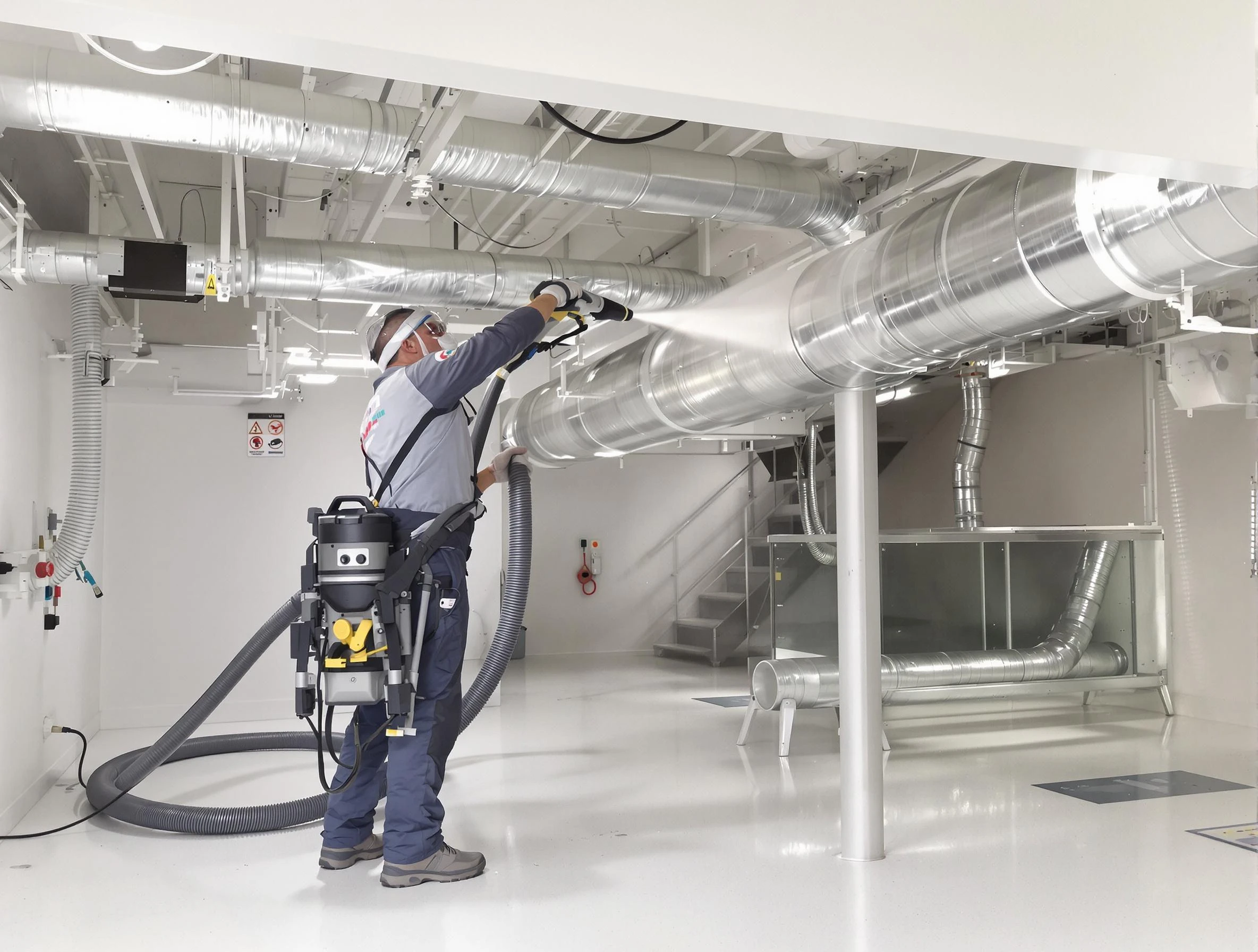 Professional central duct cleaning by Yukon Air Duct Cleaning in Yukon