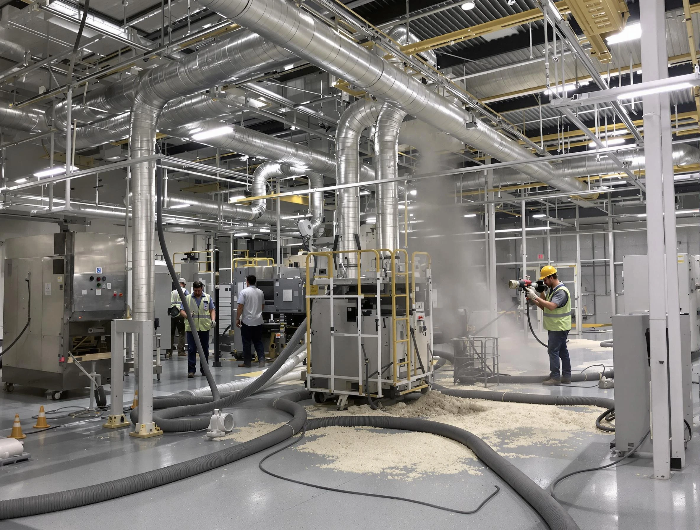 Heavy-duty industrial duct cleaning by Yukon Air Duct Cleaning in Yukon